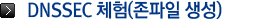 DNSSEC 체험(존파일 생성)